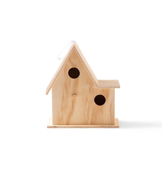 The Flat Wooden Birdhouse